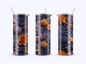 3d fall flowers