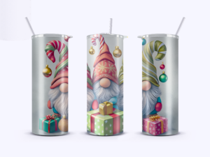 Gnomes with Christmas Gifts tumbler mug