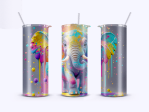 Elephant with Paint