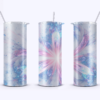 opal galaxy pink and blue tumbler