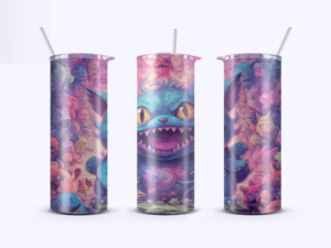 Blue Monster Design coffee mug