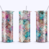 Watercolor Stained Glass travel mug