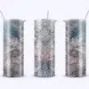 Tumbler Wrap 381 smooth silk and delicate tulle