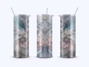 Tumbler Wrap 381 smooth silk and delicate tulle