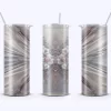 tumbler 383 silk velvet and brushed satin