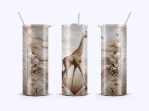 tumbler wrap 390 giraffe